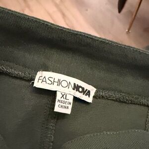 Fashion Nova women’s  Olive tube top jumpsuit